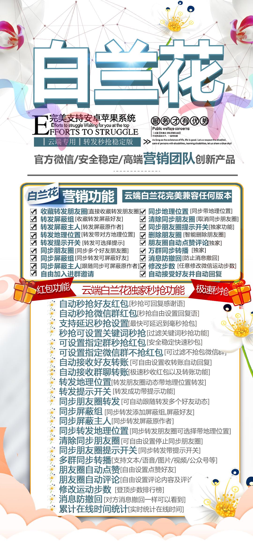 云端白兰花官网-激活码购买以及登录-周卡月卡季卡年卡授权-7天退换